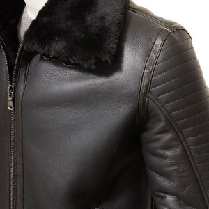 Nouvelle Veste d'Hiver Homme en Cuir Véritable de Haute Qualité, Coupe Vente Chaude 2025, Coupe-Vent Respirante et Élégante, Vente en Gros Direct Usine - Product Image 4
