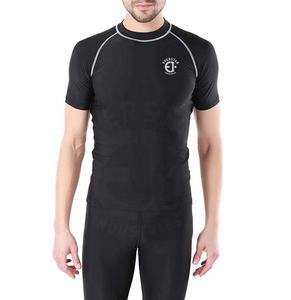 เสื้อรัชการ์ดแขนยาวสำหรับผู้ชายเสื้อรัชการ์ดสำหรับโต้คลื่นว่ายน้ำ MMA และอื่นๆจากปากีสถานออกแบบโลโก้ได้ตามต้องการ - Product Image 1