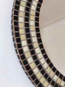 Espejo de pared mosaico redondo VINTAGE 1970 Portugal - Product Image 3