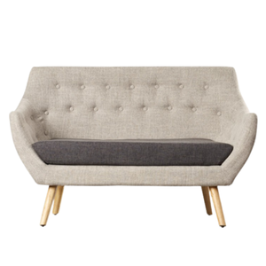 Nhật Bản Thiết Kế Hai Chỗ Ngồi Nhà Phòng Khách Sofa Với Khung Vải Siêu Thoải Mái Cắt Sofa Cho Bán - Product Image 1