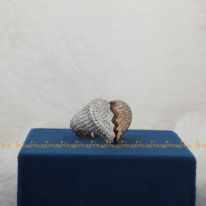 Meilleure vente Bague pour homme en argent sterling 925 Hip Hop de luxe VVS Clarity Diamant Moissanite entièrement glacé pour mariages - Product Image 2