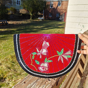 Rouge et blanc mode élégant pochettes nouvelles filles à la mode fête perlé sac à main utiliser femmes mariage et fête porter - Product Image 4