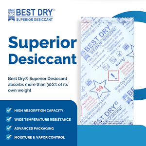 Meilleur déshydratant sec de qualité supérieure 25g de chlorure de calcium 300% absorbeur d'humidité sans DMF anti-moisissure pour l'électronique, les aliments, les placards - Product Image 3