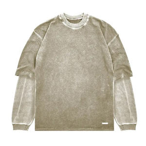 Sudaderas de Invierno de Algodón Lavado con Doble Capa de Mangas, Transpirables, de Manga Larga, Anti-pilling, de Felpa 2026 - Product Image 3