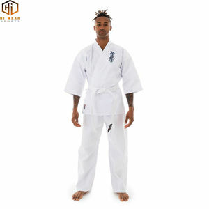 ชุดฝึกคอตตอนโพลีเอสเตอร์ Kyokushin เครื่องแบบคาราเต้ GI ใส่สบาย - Product Image 4