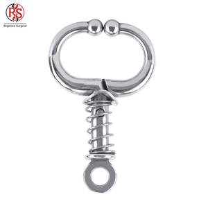 Sujetador de Toro de Acero Inoxidable de Alta Resistencia con Resorte para Cabestros de Ganado, Sujetador de Toro Veterinario con Resorte - Product Image 1