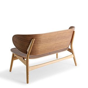 Banco de madera contrachapada de chapa ecológica personalizado moderno hogar Oficina al aire libre EE. UU. UE Japón Corea para hoteles Villas centros comerciales escuelas hospitales - Product Image 3