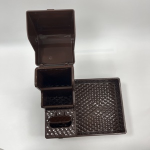 Bandeja de plástico OEM con tapa para palillos y cucharas en varios tamaños Plástico PP seguro Aceptar logotipo personalizado B2B Suministro al por mayor - Product Image 3