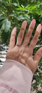 IGI certificado Diamante 14K oro sólido redondo diamante natural anillo de compromiso diamante joyería fabricante - Product Image 6