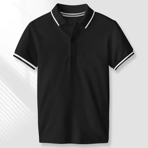 Camiseta Polo de manga corta personalizada con botones de color sólido de alta calidad para hombre, camiseta suave de verano de alta calidad - Product Image 4