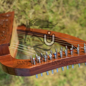 Baby Harp 12-String Celtic Lever Harp Folk Harp Irish <b>Music</b> Handmade Beech Wood Durable <b>Stand</b> Carry Bag & Tuning Wrench - Product Image 3