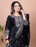 Tenue ethnique élégante en soie de qualité supérieure à imprimé floral, tenue décontractée pour les fêtes et les festivals, robe de style afghan entièrement cousue