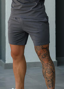 Wholesale Men's Jersey Shorts Custom Logo Gym Active Training 2in1 Athletic Shorts <b>Elastic</b> <b>Waistband</b> with Drawstring Sportswear - Product Image 5