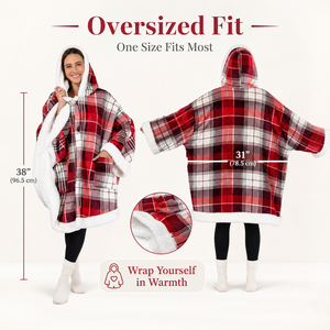 Poncho-couverture confortable pour <span class=keywords><strong>femme</strong></span>, doublé en sherpa, à <span class=keywords><strong>capuche</strong></span>, doux pour la peau, avec poches, vente en gros - Product Image 4