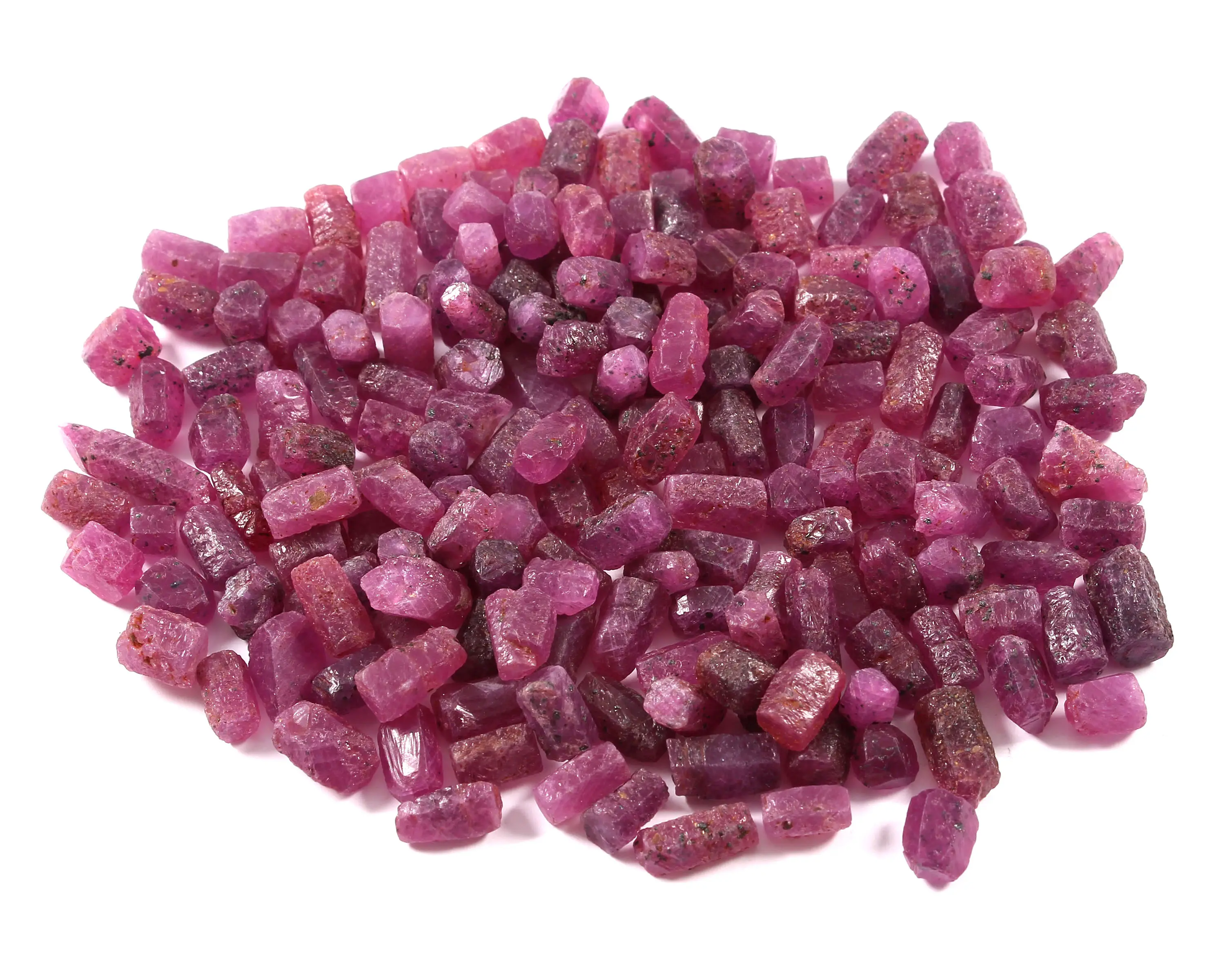 Natural Ruby Rough Precious Ruby Sticks Raw Stones Healing Crystal Wiccan Rocks Minerals Fine Quality