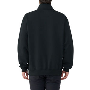 Sweat-shirt polaire à demi-zip pour homme, col montant, 100 % coton, uni, brodé, haute qualité, pour l'hiver - Product Image 5