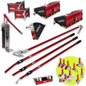 NOUVEAU KIT ORIGINAL COMPLET DE MONTAGE ET DE FINITION DES PARE-MURS 10/12 Boîtes plates, 3 Têtes d'angle, 7 Boîtes applicatrices d'angle et plus encore - Product Image 4