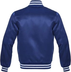Custom Baseball Varsity Bomber <b>Jacket</b> Coated Spring Stand Collar Waterproof Windproof Bulk Unisex High Street Style Best Quality - Product Image 4