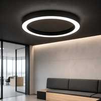 Plafonnier LED moderne en forme d'anneau 51W pour les projets d'éclairage de réception et de hall