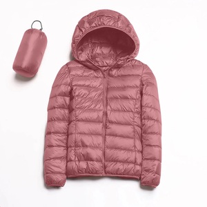 Chaqueta acolchada de algodón grueso para mujer, cuello levantado, tendencia de invierno, marca teñida lisa de talla grande - Product Image 4