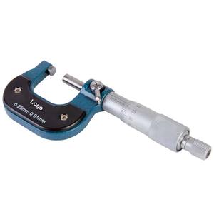 Micrometro Esterno di Alta Qualità 0-25mm Grado Industriale Cromato Antiruggine Strumento di Misurazione - Product Image 1