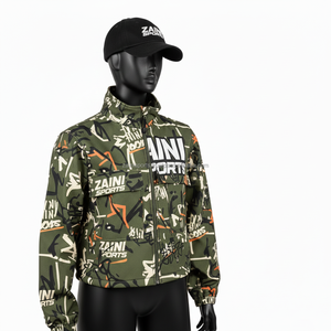 Chaqueta Softshell para Mujer, Tela de Poliéster, Color Verde, Impresión de Logotipo Personalizado, Bordado, Impermeable, Cortavientos - Product Image 4