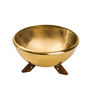 Récipient à fruits de conception la plus récente, bols profonds en laiton de style moderne, articles de fête faits à la main, article à utiliser au prix de gros - Product Image 1