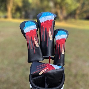 Wholesale Waterproof Leather <b>Golf</b> Club Wood Driver Headcover Premium Head Covers for Golfers - Product Image 5