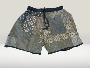 กางเกงฮาเร็มเย็บปะต่อกันสำหรับผู้หญิงและผู้ชายกางเกงขาสั้นเอวยางยืดเสื้อผ้าเทศกาล-ขายส่ง - Product Image 5