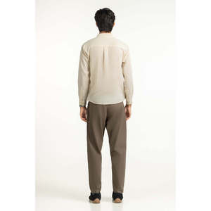 Chemises décontractées pour hommes 100% coton popeline respirantes et infroissables coupe classique pour le bureau été - Product Image 3