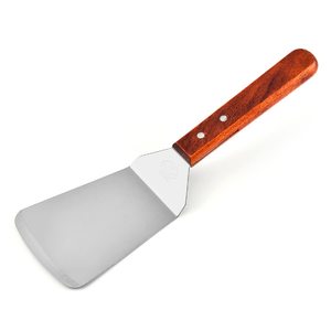 Ensemble de spatules en acier inoxydable, grand outil de cuisine avec grattoir pour plaque chauffante, spatule à crêpes et retourneur à hamburgers - Product Image 1