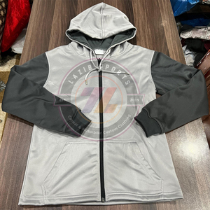 Sweat-shirt à capuche en polaire de polyester pour homme, vêtements décontractés, grande taille, veste textile - Product Image 6