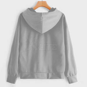 Sweat à capuche décontracté de style minimaliste, design épuré, doux, pour l'hiver, streetwear, avec poche, écologique, pour les tenues quotidiennes - Product Image 2