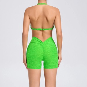 Ensemble de yoga et de gym tendance de haute qualité Survêtement d'entraînement décontracté en gros Ensemble 2 pièces de coupe ajustée de qualité supérieure pour femmes - Product Image 3