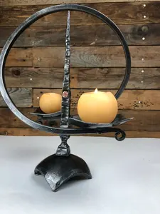 Portavelas Artesanal de Aluminio Fundido, Tamaño y Color Personalizados para Decoración de Navidad, Bodas y Acompañamiento a la Vivienda - Proveedor Indio - Product Image 4