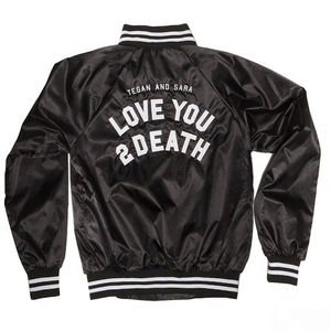 Men's Top Quality Satin Varsity Bomber Jackets With <b>Black</b> Real Satin Sleeves Letterman Wholesale Price Satin Sleeve Jackets - Product Image 5