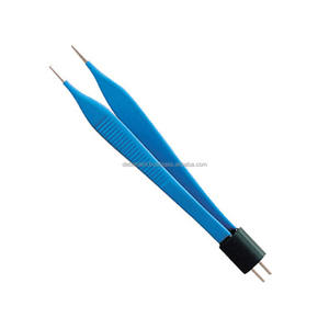 Pinces bipolaires Adson personnalisées, style droit, jetables, en acier, pince électrique, connecteur manuel à 2 broches, certifié CE, OEM - Product Image 6