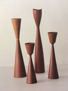 Pour bougeoir en bois bougeoir pour décoration de la maison meilleure vente bougeoir par Antique Creations - Product Image 6