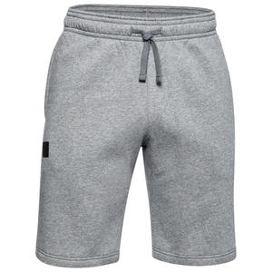 High Quality <b>Men</b> Customize <b>Shorts</b> Cotton Fleece <b>Elastic</b> <b>Waist</b> Mid <b>Shorts</b> Custom Fitness Gym Training Jogging - Product Image 3