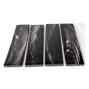 Escala de placa de cuerno de búfalo marrón medio ligero hecha a mano para marco de gafas mango de cuchillo fabricante de artesanías naturales económico - Product Image 5