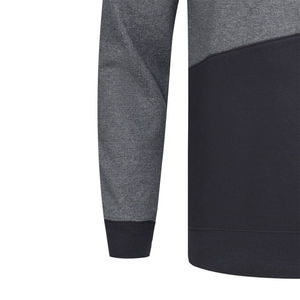 Low Moq algodón cuello redondo sudaderas personalizadas Casual Oversize cuello redondo manga larga liso gota hombro sudaderas - Product Image 5