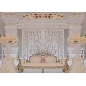 Configuración de escenario de boda con tema victoriano, escenario de boda de bajo presupuesto en Canadá, decoración de escenario con tema de boda al aire libre - Product Image 1
