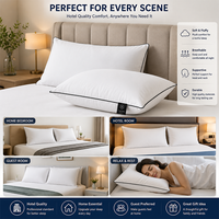 Oreiller cervical qui s'adapte en douceur à la courbe naturelle de la colonne cervicale. Soulagement de la douleur au cou, oreiller de sommeil pour adultes 48x74cm