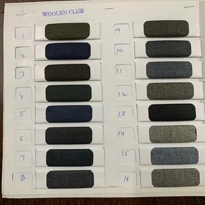 Premium and Most Selling Plain Dyed Heavyweight Slub Style Polyester Woolen Club Suiting <b>Fabric</b> for Garments From India Export - Product Image 3