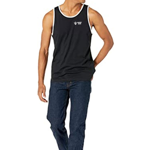 Camiseta sin mangas con estampado personalizado para hombre, entrenamiento de gimnasio, ajuste muscular, mezcla de algodón, informal, verano, venta al por mayor, camiseta sin mangas para hombre - Product Image 3