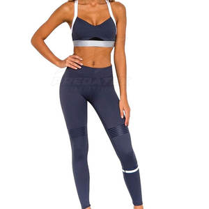 Nouveauté Ensemble de yoga pour femmes Design uni devant Qualité supérieure Spandex/Polyester Respirant Écologique - Product Image 1
