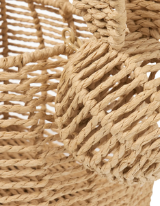 ตะกร้าเก็บหญ้าทะเลกระต่ายที่มีเสน่ห์งานทอมือจัดสัตว์ทำจากเวียดนาม-ซิซู - Product Image 3