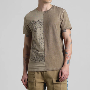 เสื้อยืดผ้าฝ้ายไฮสตรีทสำหรับผู้ชายเสื้อยืดซักกรดเสื้อผ้าแนวสตรีทผ้าฝ้าย100% - Product Image 2