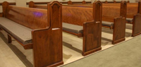 Sièges d'église/chaises de banc/bancs d'église sièges de culte chaises de sanctuaire bancs de chapelle bancs en bois chaise d'église pliante empilable