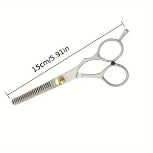 Tijeras de corte de pelo de acero inoxidable, tijeras de peluquero profesionales, afiladas y cómodas, perfectas para salones y uso doméstico - Product Image 6